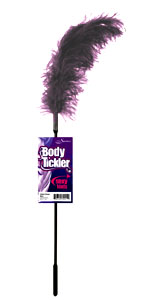 Purple Ostrich Feather Tickler ~  SS700-02