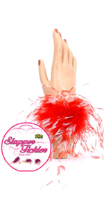 Flirt Red Slapper Tickler Bracelet  ~  SS930-56