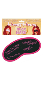Horny Honey Play Mask, Black ~ HP2221