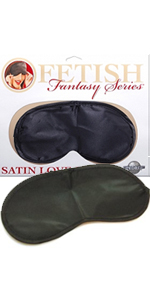 Black Satin Love Mask ~ PD3903-23