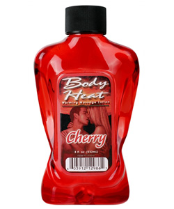 Body Heat Cherry Edible Warming Lotion