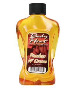 Body Heat Peaches and Cream Edible Warming Lotion