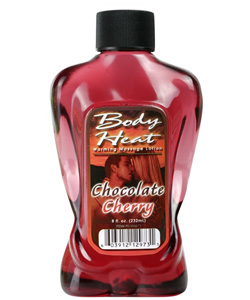 Body Heat Chocolate Cherry Edible Warming Lotion