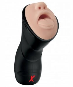 PDX Elite Deep Throat Vibrating Stroker