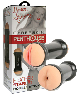 Penthouse Pet Heather Starlet Cyberskin Double-Sided Stroker