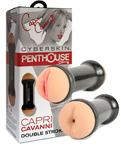 Penthouse Pet Capri Cavanni Cyberskin Double-Sided Stroker