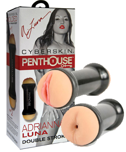 Penthouse Pet Adrianna Luna Cyberskin Double-Sided Stroker