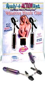 Ready-4-Action Vibrating Nipple Clips