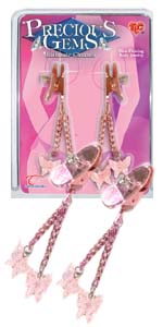 Precious Gems Intimate Butterfly Clips