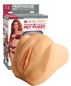 Penthouse Pet Aimee Sweet Vibrating CyberSkin Pet Pussy