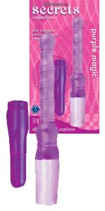 Penthouse Power Lock Harness with 7 Inch Vibrating Jel-Lee Cock