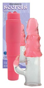 Penthouse Perfectly Pink Rabbit Massager Kit