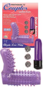 Penthouse Utopia Dual Action Vibrating Love Ring