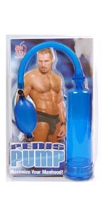 Adam and Eve Blue Penis Pump - A8502-6