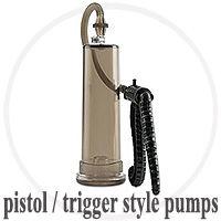 Pistol / Trigger Style Penis Pumps