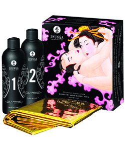Oriental Body Slide Massage Gel Strawberries and Champagne