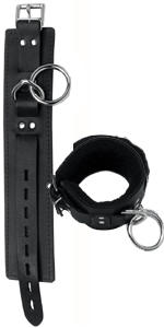 Spartacus Locking Fleece Lined Ankle Restraints ~ SPL-8B-2L