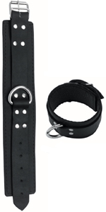 Spartacus Locking Leather Lined Ankle Restraints ~ SPL-8C-2L