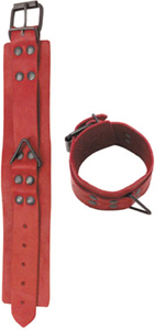 Spartacus Redline Ankle Restraints ~  SPL-8C-2R