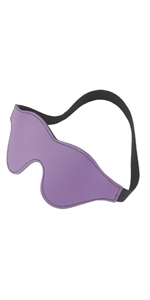 Crave Violet Leather Blindfold ~  SPL-8M-13PU