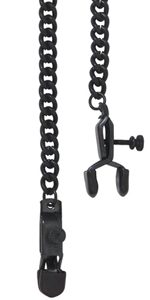 Spartacus Blackline Adjustable Nipple Clamps ~ SPF-07