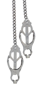 Spartacus Endurance Butterfly Nipple Clamps with Link Chain ~ SPF-16