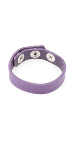 Crave Violet Leather Cock Ring ~ SPL-06AP-2