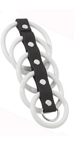 Soft Rubber Five Ring Gates of Hell [White] ~ SPR-10