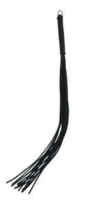 20 Inch Black Leather Thong Whip ~  SPL-10A