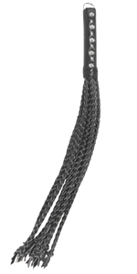 30 Inch Braided Cat-O-Nine Whip ~  SPL-10W