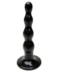 Tantus Ripple Anal Plug Small Black