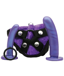 Tantus Bend Over Beginner Harness Kit Purple