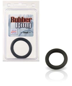 Black Rubber Cock Ring - Available In 3 Sizes