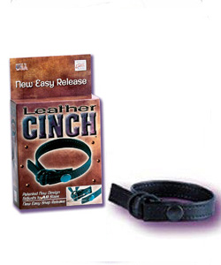 Leather Cinch Cock Ring - SE1409-03