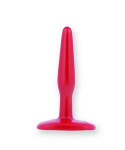 Smooth Classic Butt Plug, Red Slim Small  - DJ0244-07