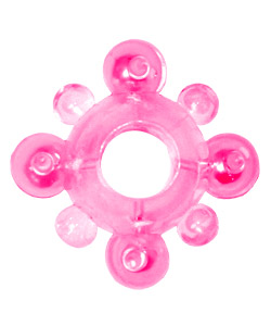 Jumbo Beaded Love Ring, Pink ~  PD2223-11