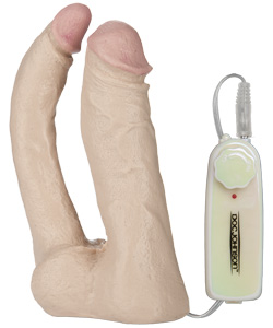 Vac-U-Lock Natural Vibrating Double Penetrator