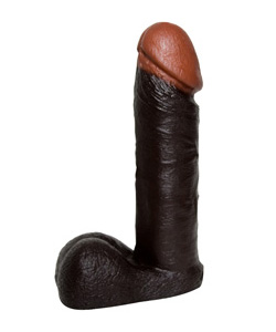 Vac-U-Lock Realistic 6 Inch Black Cock