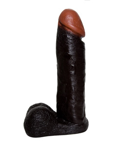 Vac-U-Lock Realistic 8 Inch Black Cock