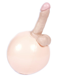 Vac-U-Lock E-Z Rider Ball with 6 Inch Realistic Cock