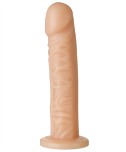 Vac-U-Lock Classic Silicone 8 Inch Dildo White