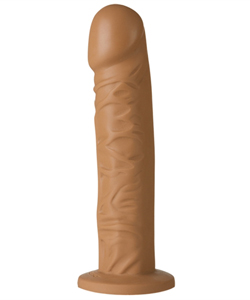 Vac-U-Lock Classic Silicone 8 Inch Dildo Brown