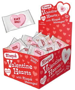 X-Rated Individually Wrapped Valentine Jumbo Hearts