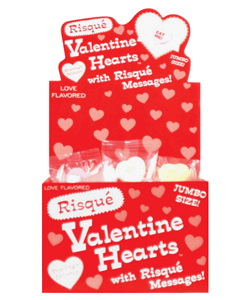Risque Individually Wrapped Valentine Jumbo Hearts