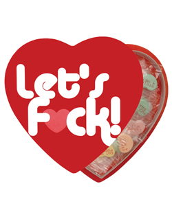 Lets Fuck Heart Candy Box