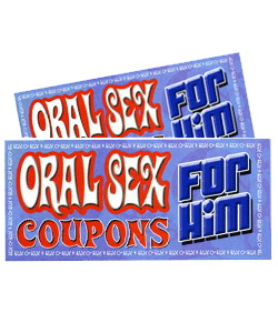 Oral Sex Coupons For Him