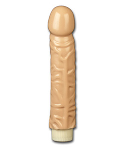 7 Inch Quivering Cock Vibrator Flesh