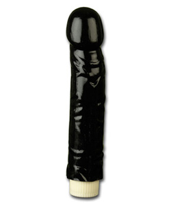 7 Inch Quivering Cock Vibrator Black