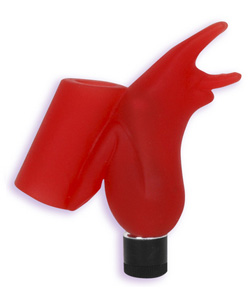 Finger Buzz Vibrator Red