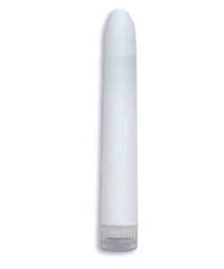 7 Inch White Nights Velvet Vibrator White